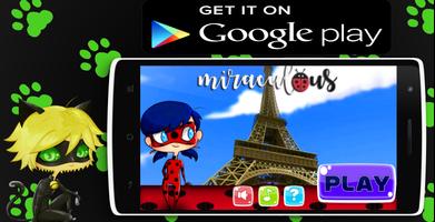 Miraclos Ladybug Go City Run🐞 Plakat