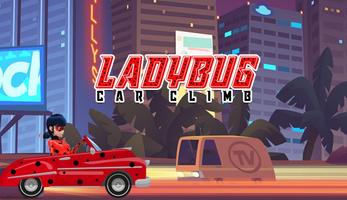 Ladybug car climb racing پوسٹر