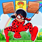 Ladybug The Hero Run Chibi آئیکن