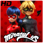 Art cat noir HD ladybug amoled wallpaper 4K FHD icono