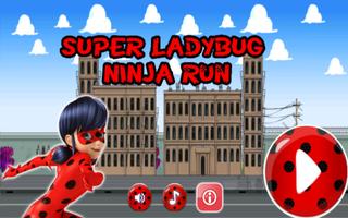 Super Ladybug Ninja Run 🐞🐞 captura de pantalla 1