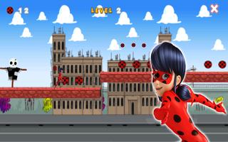 Super Ladybug Ninja Run 🐞🐞 captura de pantalla 2