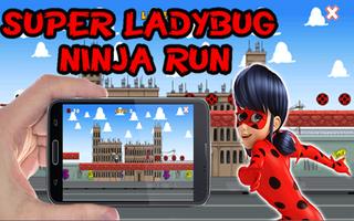 Super Ladybug Ninja Run 🐞🐞 captura de pantalla 3