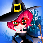 Ladybug Witch Chibi Halloween icône