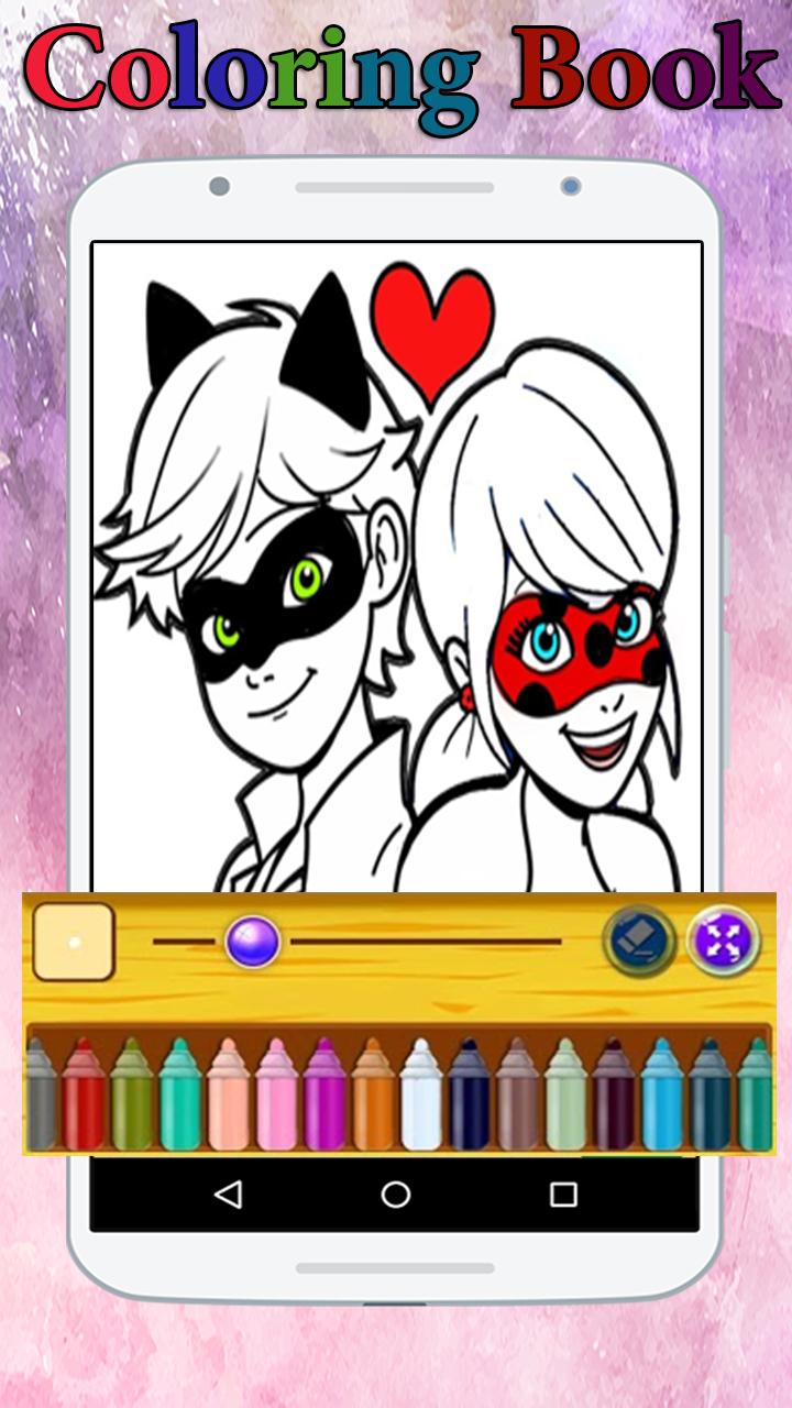 Livre De Coloriage Ladybug Et Catnoir Miraculous For