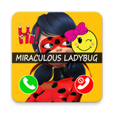Fake Call From Ladybug icône