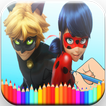 Coloriage Ladybug Chat Noir Dessins