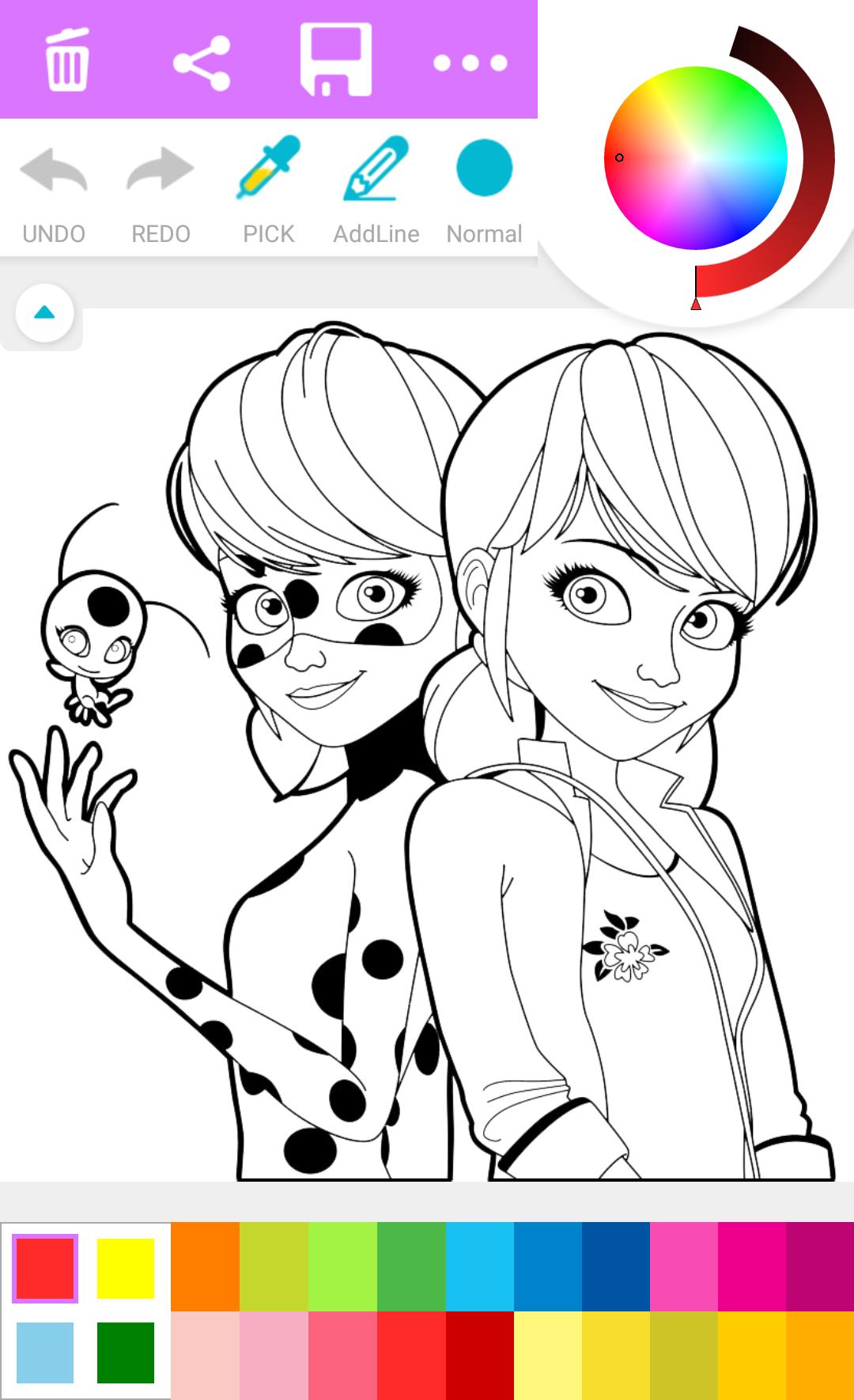 Ladybug and Cat Noir Coloring Game for Android - APK Download
