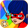Milagrosa ladybug colorear