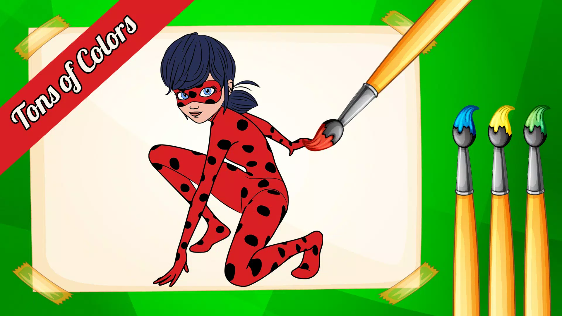 Como colorir o beijo de Ladybug e Cat Noir, Miraculous Ladybug