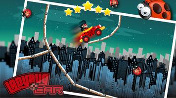 Ladybug Racing Car Game capture d'écran 3