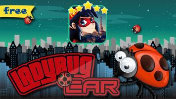 Ladybug Racing Car Game Affiche