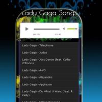 Songs Lady Gaga Mp3 capture d'écran 1