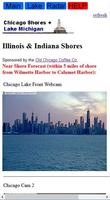 Poster Lake Michigan Marine Forecast - Chicago/Hammond