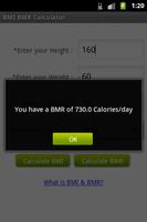 BMI & BMR Calculator скриншот 2