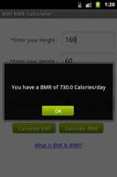 BMI & BMR Calculator ภาพหน้าจอ 2