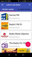 Lahore City Radio الملصق