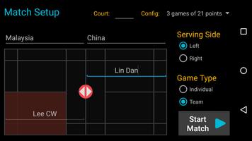 Badminton Umpire Pro capture d'écran 1