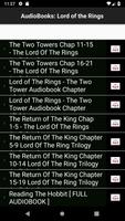 Audio Books: Lord of the Rings Trilogy capture d'écran 1