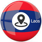 Laos Map icône