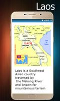Laos Map capture d'écran 1