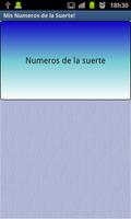 Mis Numeros de la Suerte Cartaz