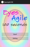 EyesAgile 100 Seconds الملصق