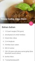 Resep Gudeg Jogja Asli ảnh chụp màn hình 2