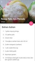 Resep Kue Putu Ayu Screenshot 2