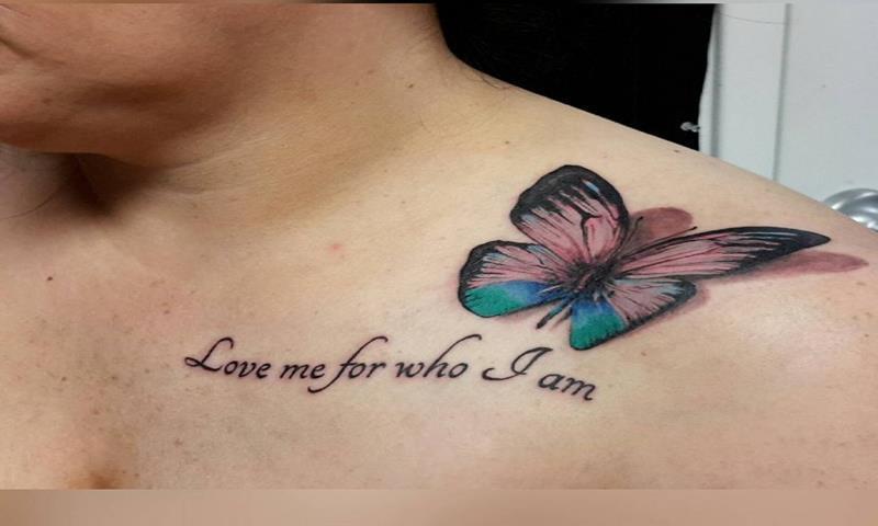 Bloem tattoo vlinder 22 mooiste