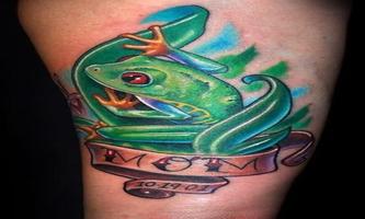 Frog Tattoos ポスター