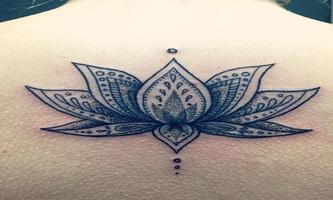 Lotus Flower Tattoos plakat