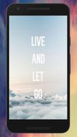 Letting Go Quote Wallpapers poster