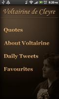 پوستر Voltairine Quotes