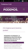 Poster Podemos Castilla-La Mancha
