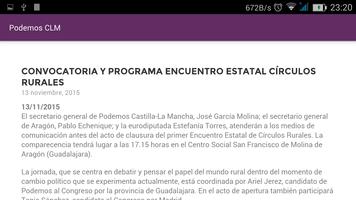 برنامه‌نما Podemos Castilla-La Mancha عکس از صفحه