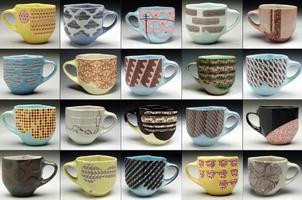 Pottery Design With Color ポスター
