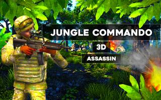 Jungle commando 3D Assassin Affiche