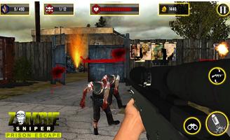 Zombie Sniper Pirson Escape screenshot 1