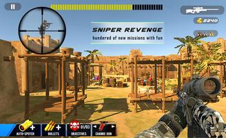 Desert Sniper Commando Battle تصوير الشاشة 1