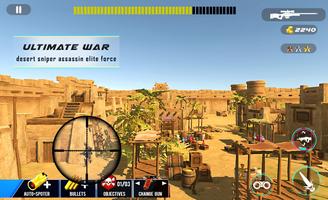 برنامه‌نما Desert Sniper Commando Battle عکس از صفحه