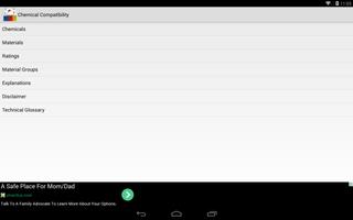 Chemical Compatibility capture d'écran 3