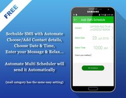 Automate - Multi Scheduler, Schedule SMS & All imagem de tela 1