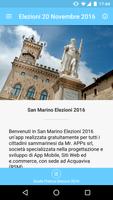 San Marino Elezioni 2016 โปสเตอร์