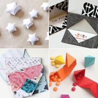 Didacticiels de lampe origami Affiche