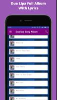 Song of DUA LIPA Full Album with Lyrics ảnh chụp màn hình 1