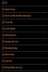 Lana Del Rey Lyrics APK download