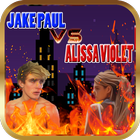 Alissa Violet vs Jake Paul Zeichen