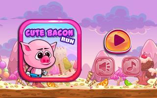 Cute Bacon Run 스크린샷 2