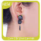 Cute DIY Stud Earrings icono